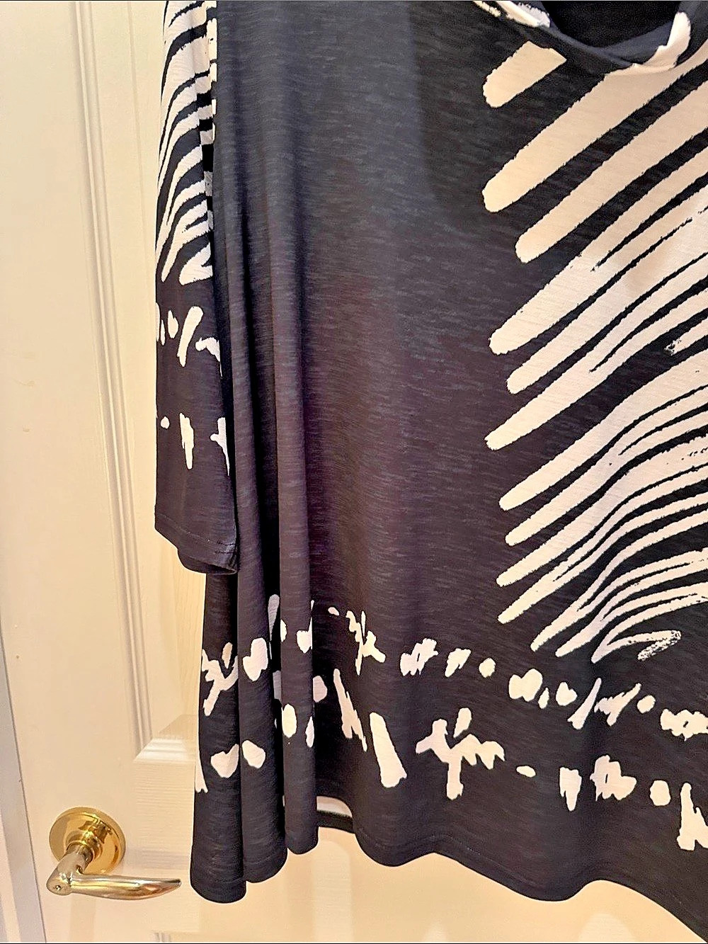 DAMEE Abstract Print Tunic Size Small Like New - Picture 5 of 6